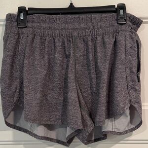 lululemon athletica Heather Charcoal Running Shorts